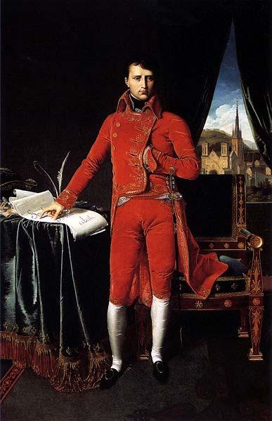 Jean Auguste Dominique Ingres Portrait de Napoleon Bonaparte en premier consul Germany oil painting art
